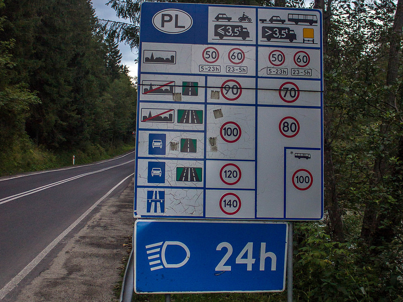 Польша дороги